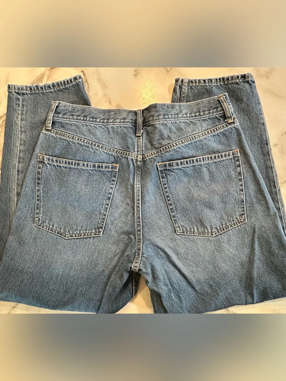 Gap High Rise Barrel Jeans 8R